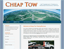 Tablet Screenshot of cheaptow.net